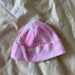 Pink Tie-Dye baby Beanie